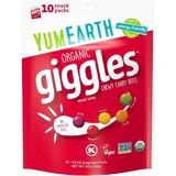 YumEarth | Bio-Giggles-Kaugummi-Häppchen | Bio-Kaugummi-Häppchen mit Fruchtgeschmack | 50 g
