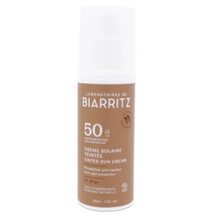 BIARRITZ CREMĂ DE PROTECȚIE SOLARĂ CU NUANȚĂ SPF50 02 BEIGE 50ML