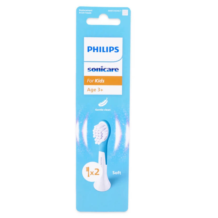 PHILIPS SONICARE KIDS NAVULPAKKET: 2 TANDBORSTELKOPPEN VOOR KINDEREN