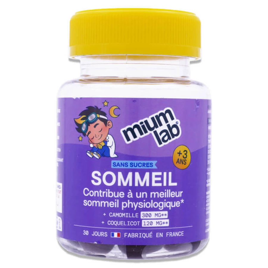 MIUM LAB +3 AÑOS SIN AZÚCAR PARA DORMIR BIEN 30 GOMINOLAS