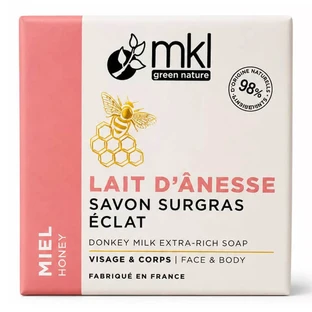 Jabón hidratante MKL con leche de burra y miel «Radiance», 100 g
