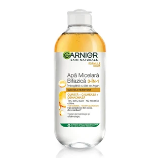 Garnier Skin Naturals Biphasic Micellar Water, 400 ml, Loreal