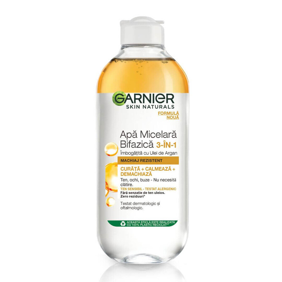 Garnier Skin Naturals Biphasic Micellar Water, 400 ml, Loreal
