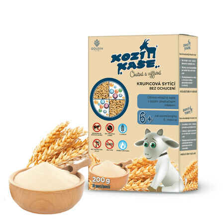 Weizenpüree mit Ziegenmilch, 6 Monate+, 200 g, Goldim