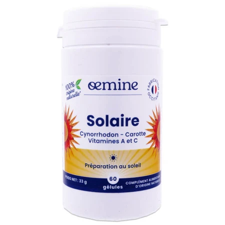 OEMINE SOLAIRE 60 GÉLULES