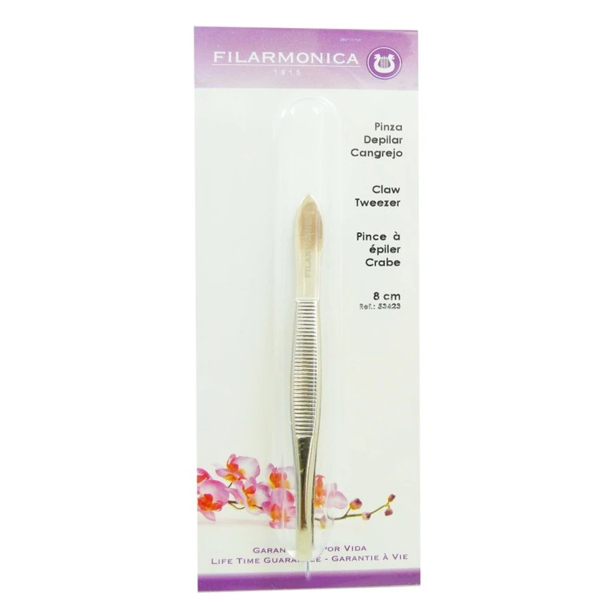 FILARMONICA CRAB-SHAPED TWEEZERS, 8 CM