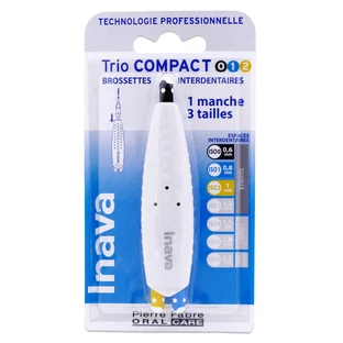 INAVA TRIO COMPACT 3 BORSTELS 0,6/0,8/1 MM