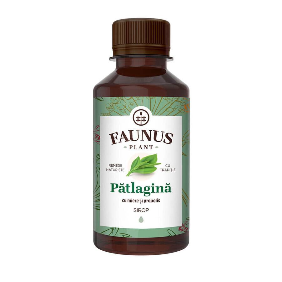 Patlagine Sirup, 200 ml, Faunus Pflanze