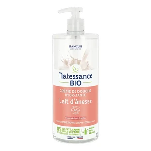 NATESSANCE CREMA DE DUCHA DE LECHE DE BURRA ECOLÓGICA 1 L