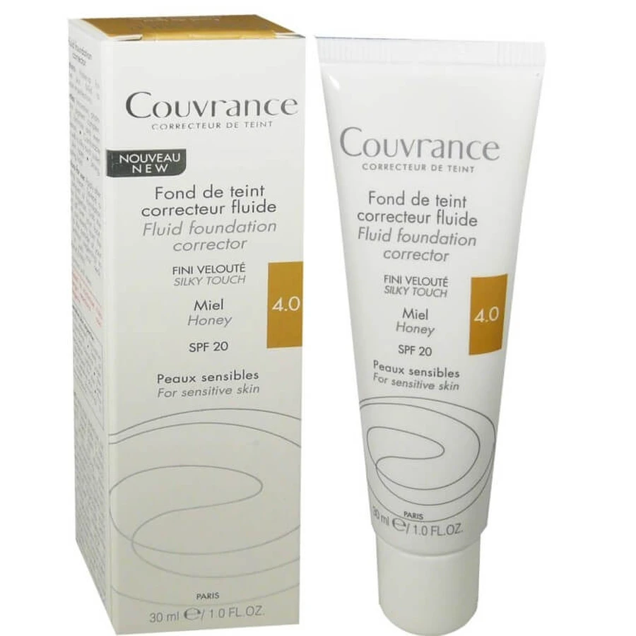 AVENE COUVRANCE Fond de ten 4.0 MIEL SPF 20 30 ml