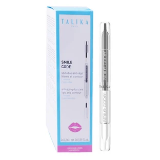 TALIKA SMILE CODE DUO DE ÎNGRIJIRE ANTI-ÎMBĂTRÂNIRE PENTRU BUZE ȘI CONTURUL BUZELOR 2X2,5 ML