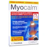 3C PHARMA MYOCALM SPIER- EN GEWRICHTSPIJN 6 PLEISTERS