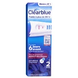 CLEARBLUE ADVANCED ZEER VROEGE ZWANGERSCHAPSTEST, 2-PACK