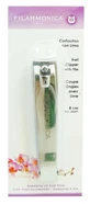 FILARMONICA NAIL CLIPPERS WITH FILE, 8 CM