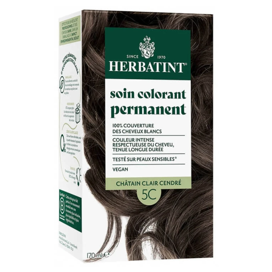 HERBATINT TRATAMIENTO DE COLORACIÓN 5C MARRÓN CENIZA CLARO 170 ML