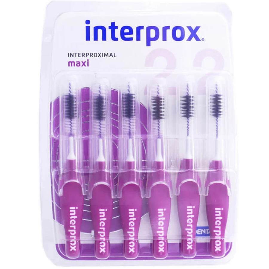 CEPILLOS INTERDENTALES INTERPROX MAXI, PAQUETE DE 6