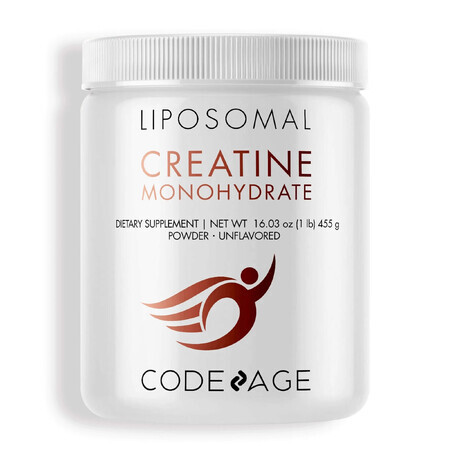 Codeage Liposomales Kreatin-Monohydrat, Liposomales Kreatin-Monohydrat, 455 G