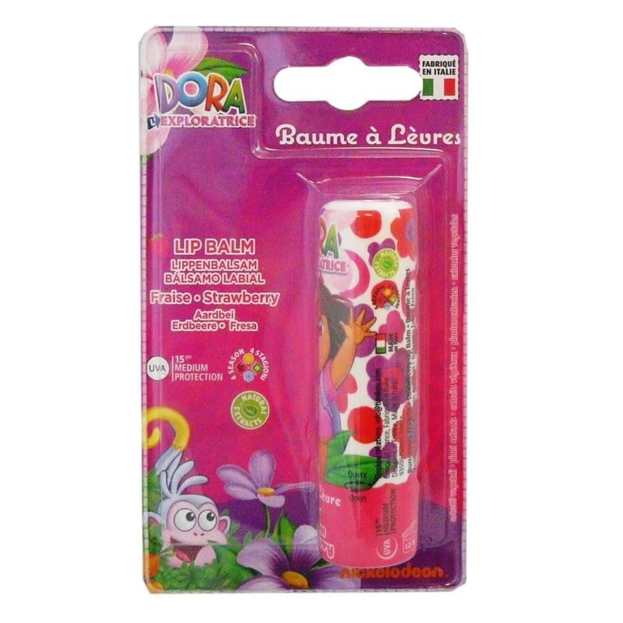 BÁLSAMO LABIAL CON AROMA A FRESA DE DORA, 5,7 ML