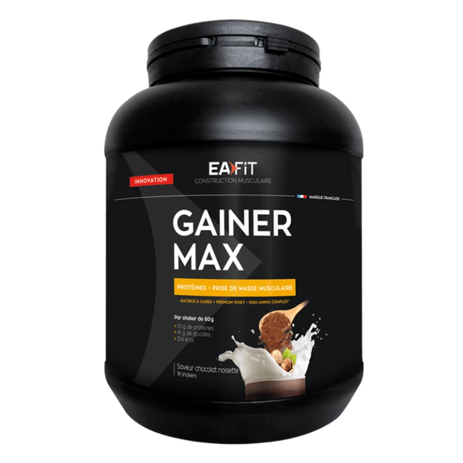 EAFIT GAINER MAX, AROMĂ DE CIOCOLATĂ ȘI ALUNE, 1,1 KG