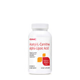 Gnc Acetyl-l-carnitine Alpha-lipoic Acid, Ala Acetyl L-carnitine 500 Mg Si Alpha Lipoic Acid 200 Mg, 60 Tb