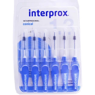 INTERPROX CONISCHE INTERDENTALE BORSTELTJES, VERPAKKING VAN 6 STUKS