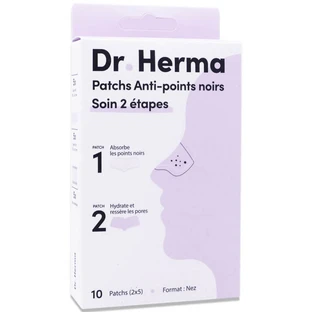 DR HERMA 10 plasturi nazali împotriva punctelor negre
