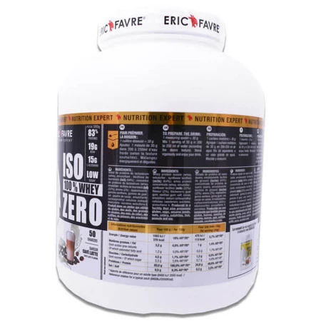 ERIC FAVRE ISO ZERO 100 % WHEY CAFÉ LATTE 1,5 kg