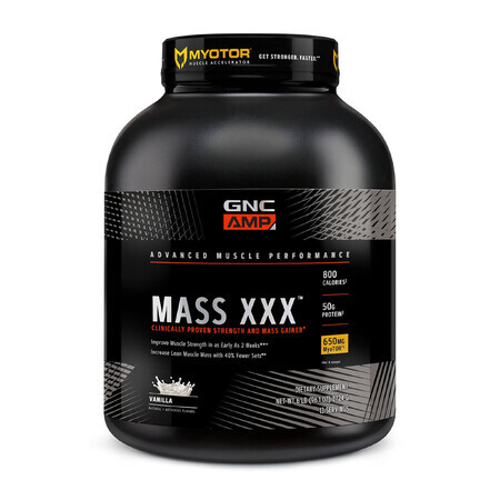 Gnc Amp Masse Xxx, Protein Gainer mit Vanille-Geschmack, 2724 G
