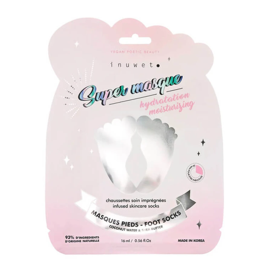INUWET SUPER MASQUE PIEDS HYDRATATION 16 ML