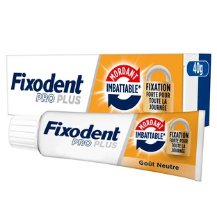 FIXODENT PRO PLUS CREMĂ ADEZIVĂ CU ADERENȚĂ DE NEÎNVINS 40 G