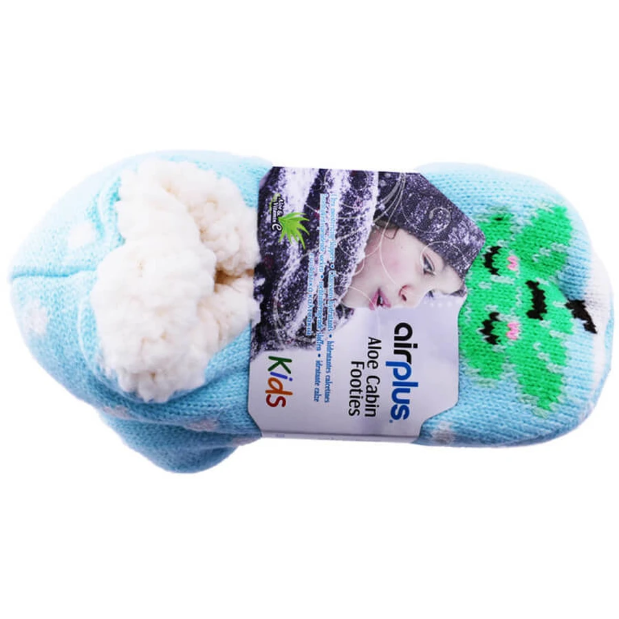 AIRPLUS ALOE CABIN VOCHTINBRENGENDE KINDERSLIPPERS, DENNENBOOMPATROON, MATEN 26-31