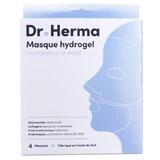 DR HERMA HYDRATEREND EN STRALEND HYDROGELMASKER, 4 MASKERS