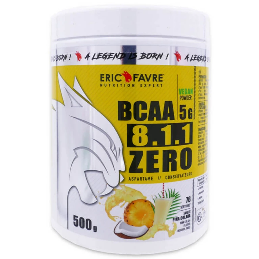 ERIC FAVRE BCAA 8.1.1 ZERO SMAAK PINA COLADA 500 G