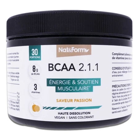 NAT & FORM BCAA 2.1.1 30 PORTIONS SAVEUR PASSION