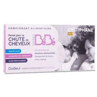 CYSTIPHANE FORT CONTRA LA CAÍDA DEL CABELLO, 360 COMPRIMIDOS, 3 MESES