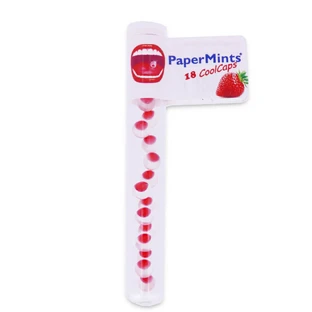 18 COOLE AARDBEI-PETJES VAN PAPERMINT