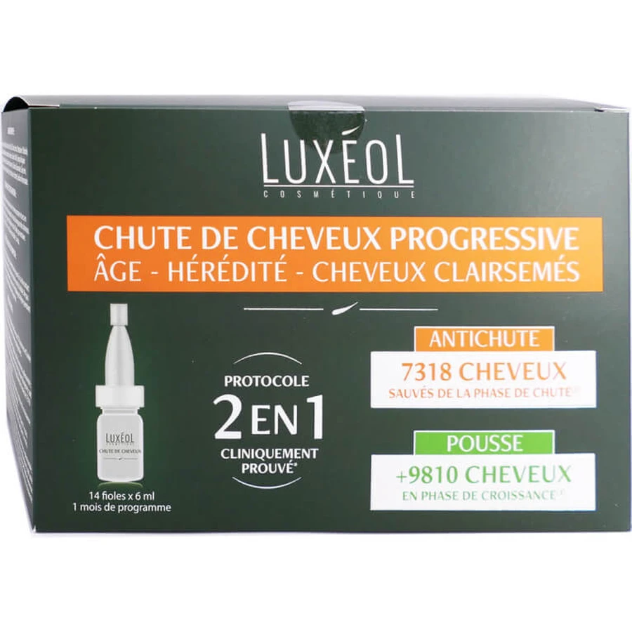 LUXEOL PROGRESSIVE HAARAUSFALL 2-IN-1 14 x 6 ml