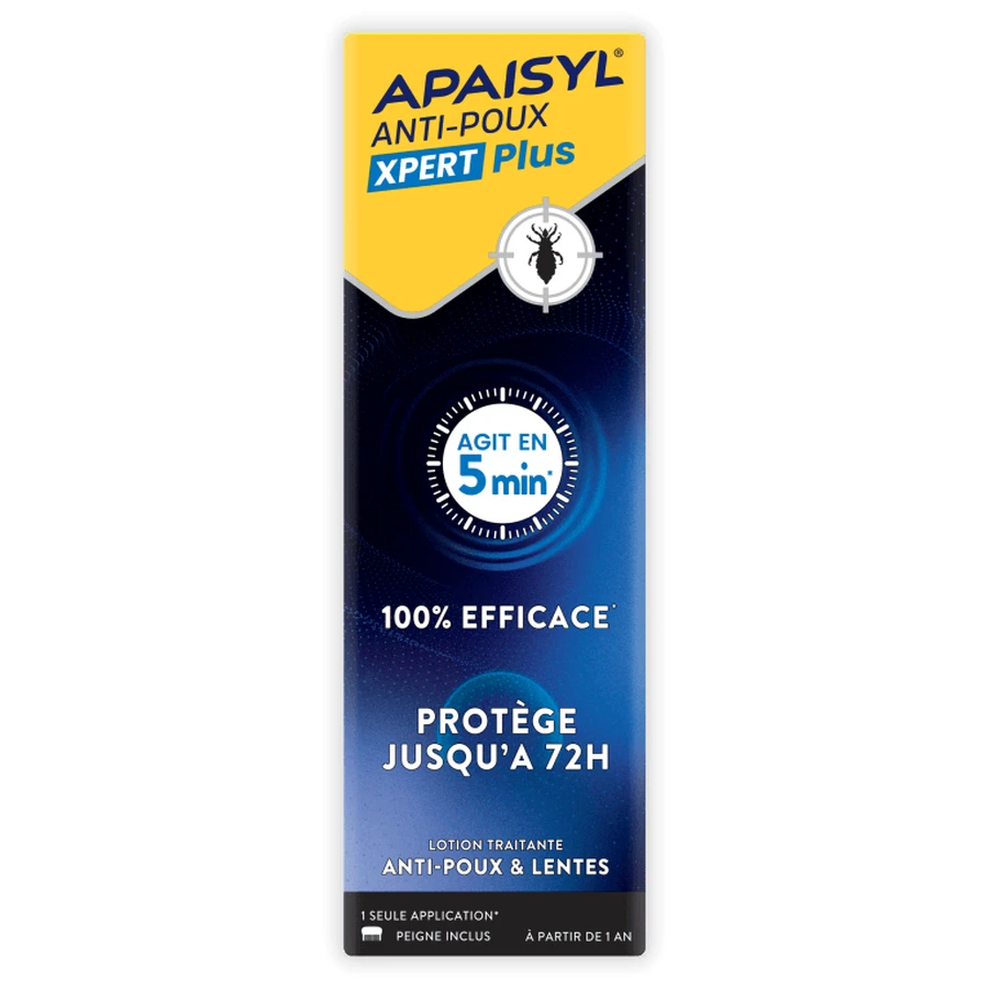 APAISYL XPERT PLUS LOȚIUNE ANTIPĂDUCHI 200 ML + PÂRĂ