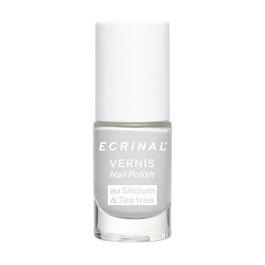 ECRINAL ESMALTE DE UÑAS BLANCO CON SILICONA Y ÁRBOL DEL TÉ, 5 ML