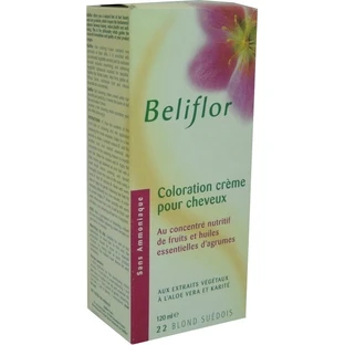 BELIFLOR CREAM HAIR COLOR 22 SWEDISH BLONDE 120 ML