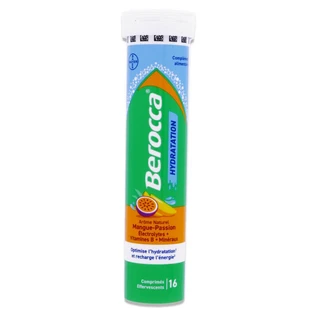 BEROCCA HYDRATION MANGO-PASSIONFRUIT 16 EFFERVESCENT TABLETS
