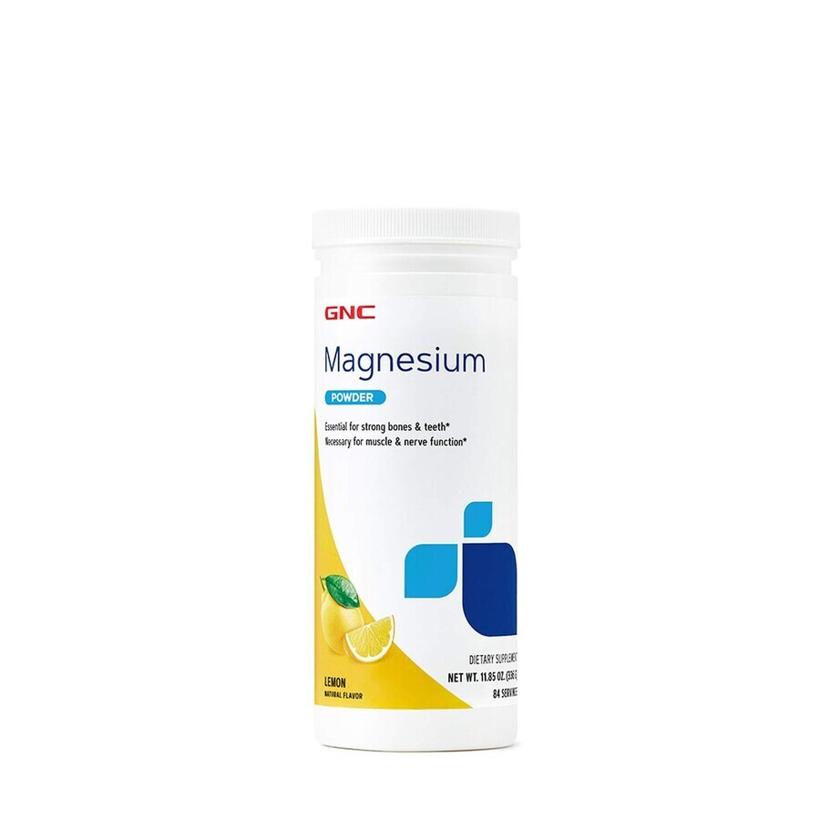 Gnc Magnesium-Pulver mit Zitronengeschmack, 336 G