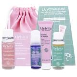 MELVITA REISESET: TASCHE + 5 HAUTPFLEGEPRODUKTE