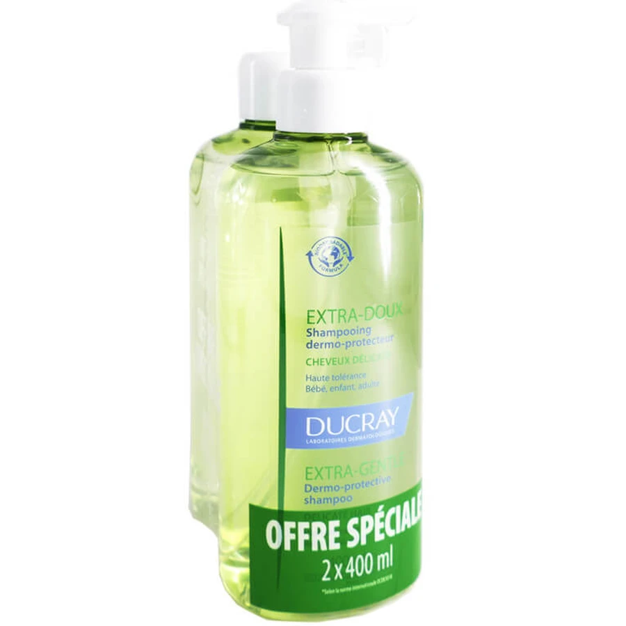 DUCRAY SHAMPOOING EXTRA DOUX 2X400ML