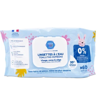 PHARMABABY DOEKJES OP WATERBASIS, 60 STUKS