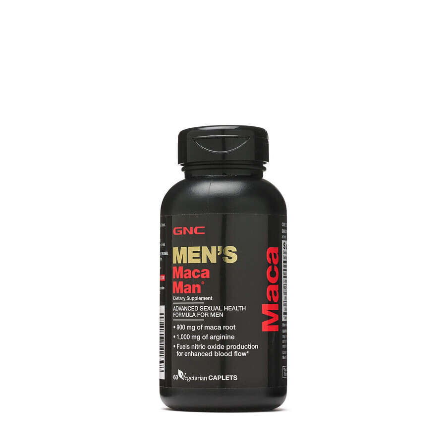 Gnc Men' S Maca Man, Formula Pentru Barbati, 60 Tb