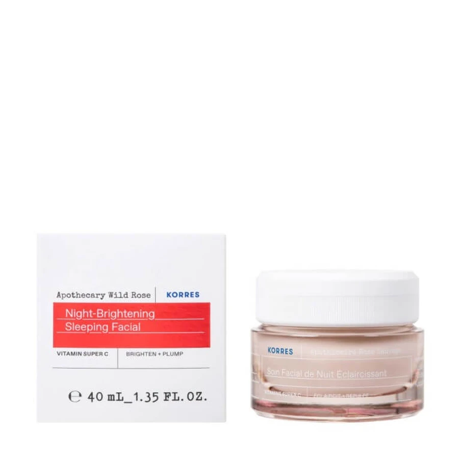 KORRES WILD ROSE AUFHELLENDE NACHTCREME 40 ML