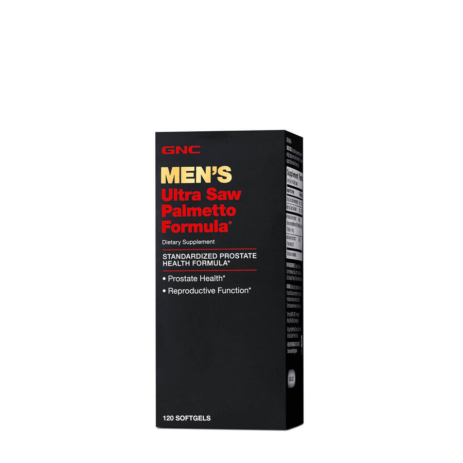 Gnc Männer Ultra Saw Palmetto Formel, erweiterte Prostata Gesundheit Formel, 120 Cps