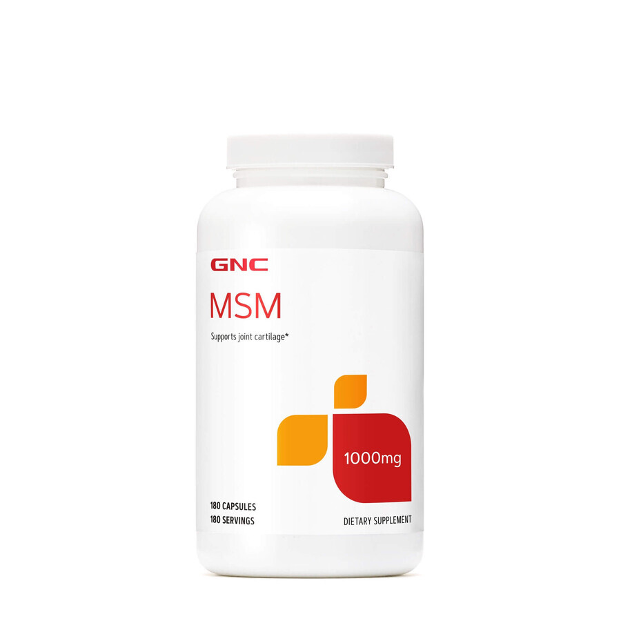 Gnc Msm 1000 Mg, 180 Cps