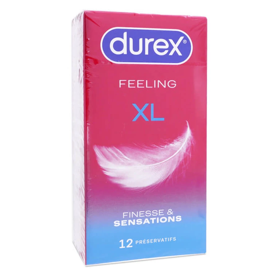 DUREX FEELING XL FINESSE & SENSATIONS 12 PRESERVATIFS